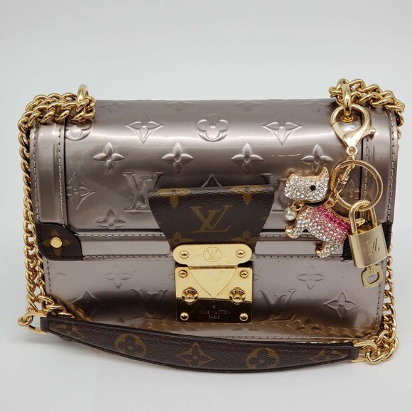 Authentic Louis Vuitton Lock & Key with unbranded Bagcharm, Keycharm, Keychain - Picture 3 of 7